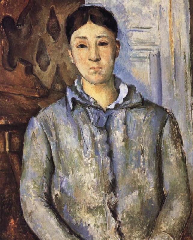 Paul Cezanne Mrs Cezanne oil painting picture